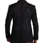 Dolce & Gabbana Black Single Breasted Coat Men Blazer