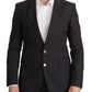 Dolce & Gabbana Black Single Breasted TAORMINA Breasted Blazer