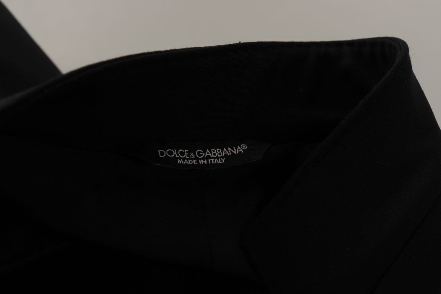 Dolce & Gabbana Black Wool Single Breasted Coat Men Blazer