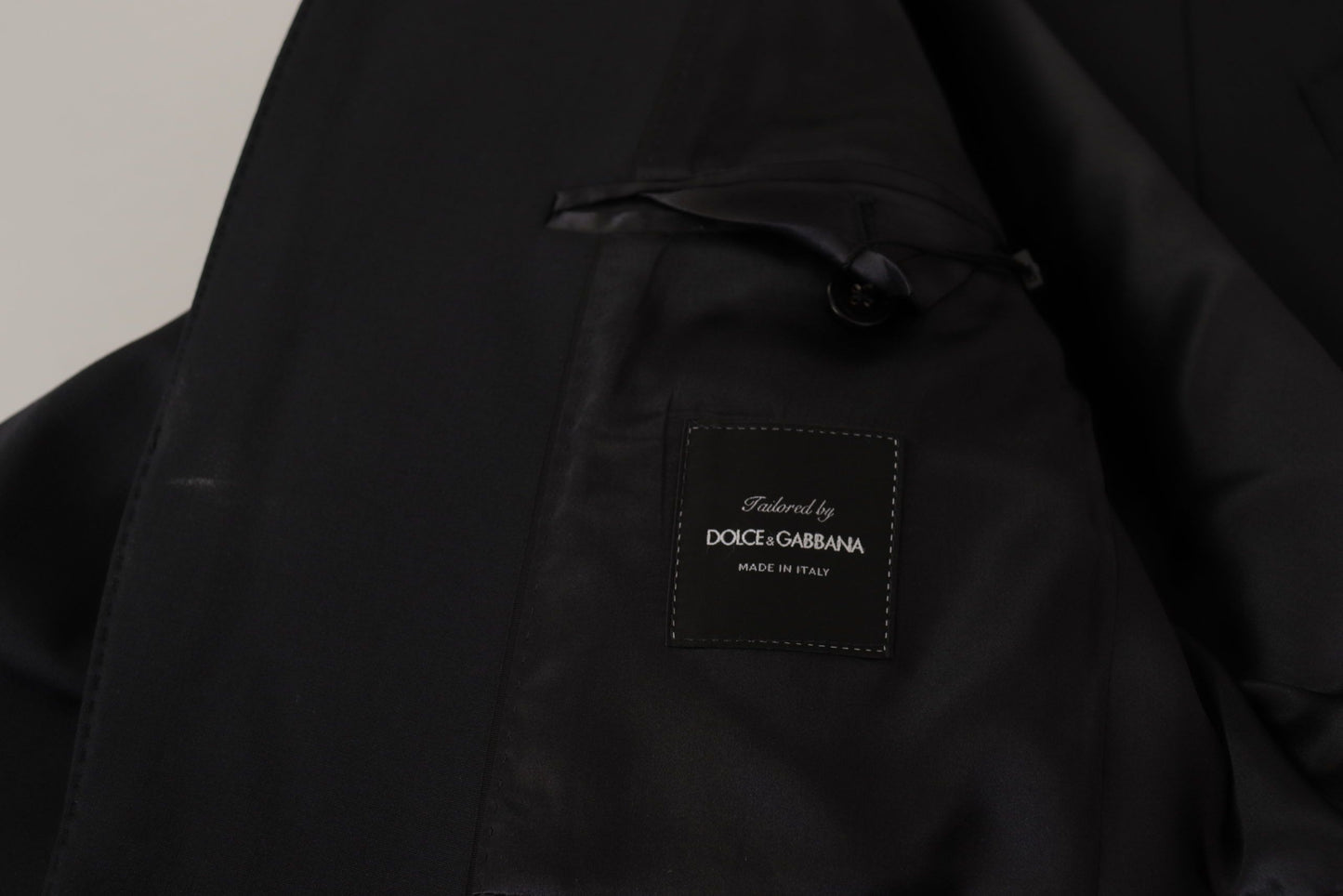 Dolce & Gabbana Black Wool Single Breasted Coat Men Blazer