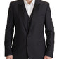 Dolce & Gabbana Dark Blue Single Breasted MARTINI Blazer