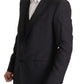 Dolce & Gabbana Dark Blue Single Breasted MARTINI Blazer