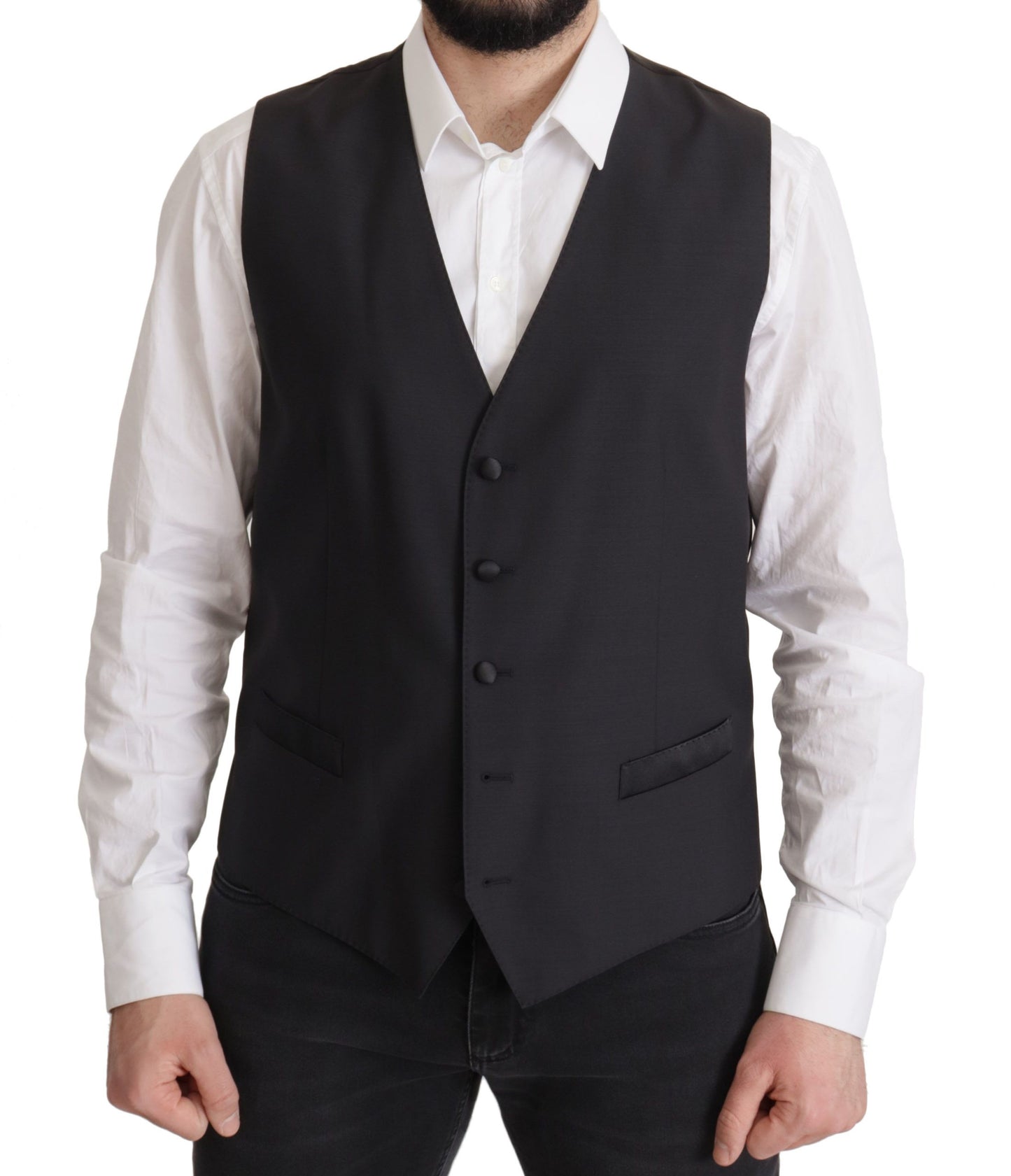 Dolce & Gabbana Dark Blue Single Breasted MARTINI Blazer