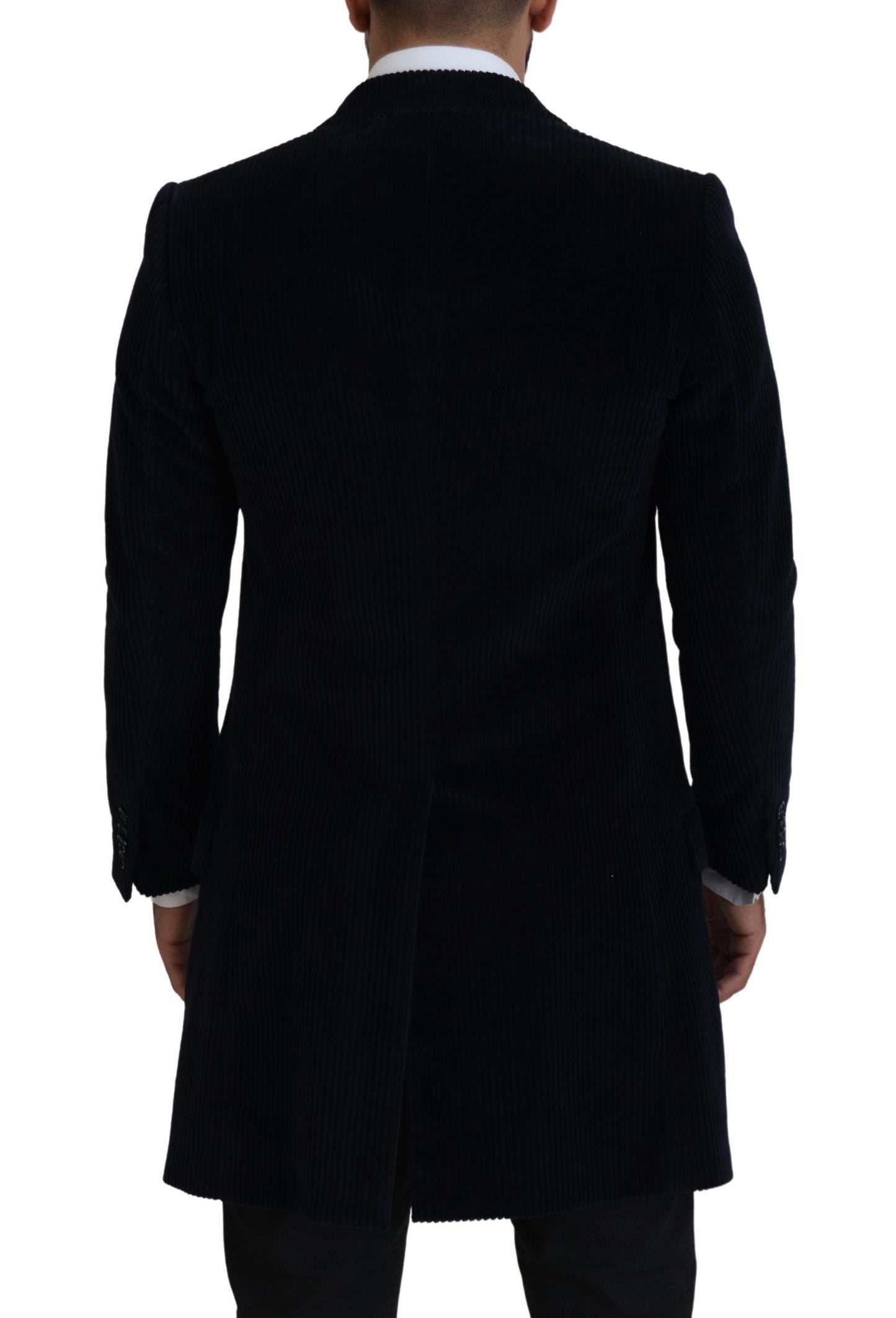 Dolce & Gabbana Black Cardigan Long Jacket