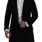 Dolce & Gabbana Black Cardigan Long Jacket