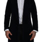 Dolce & Gabbana Black Cardigan Long Jacket