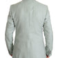 Dolce & Gabbana Green Cashmere Jacket Blazer Jacket