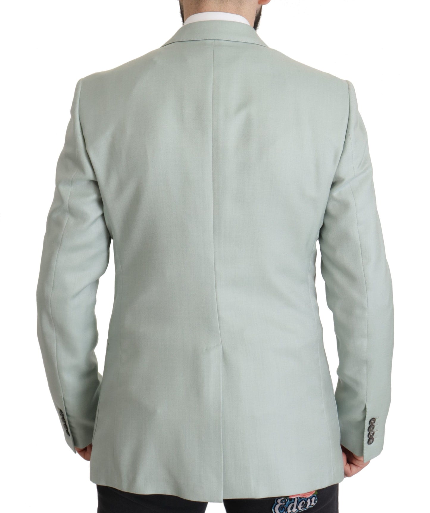 Dolce & Gabbana Green Cashmere Jacket Blazer Jacket