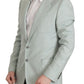 Dolce & Gabbana Green Cashmere Jacket Blazer Jacket