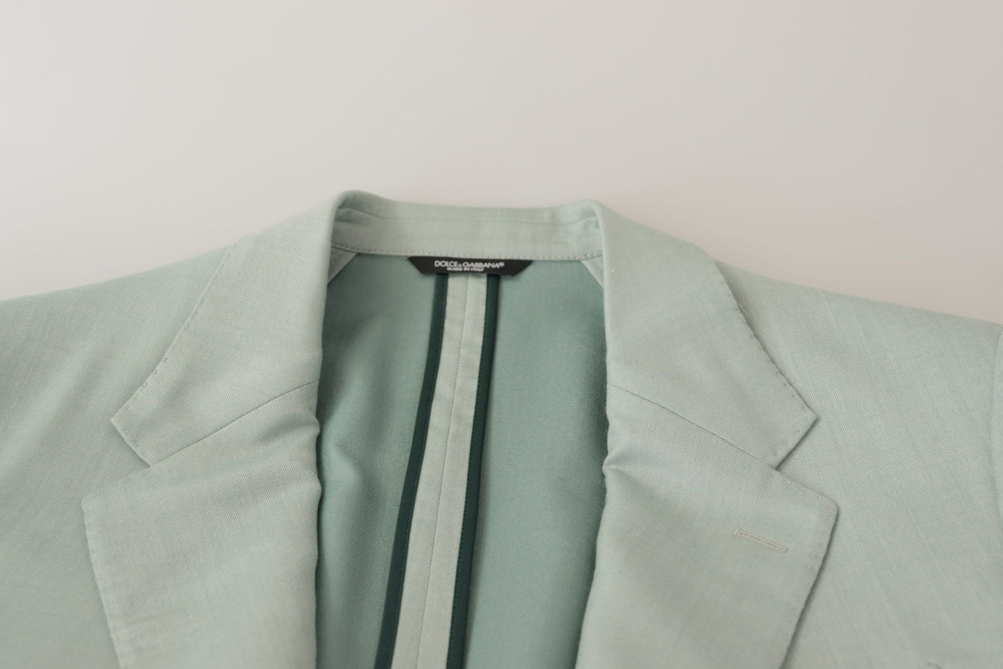 Dolce & Gabbana Green Cashmere Jacket Blazer Jacket