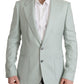 Dolce & Gabbana Green Cashmere Jacket Blazer Jacket