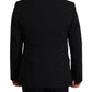 Dolce & Gabbana Black Jacket Vest 2 Piece MARTINI Blazer