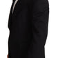 Dolce & Gabbana Black Wool Single Breasted Jacket Blazer