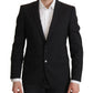 Dolce & Gabbana Black Single Breasted Jacket MARTINI Blazer