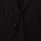 Dolce & Gabbana Black Cotton Single Breasted Blazer Jacket