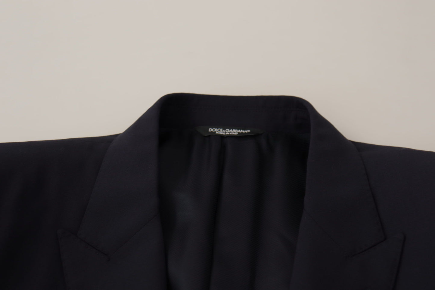 Dolce & Gabbana Dark Blue Single Breasted MARTINI Blazer