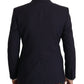 Dolce & Gabbana Dark Blue Single Breasted MARTINI Blazer