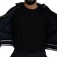 Dolce & Gabbana Black Hooded Blouson Bomber Jacket