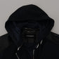 Dolce & Gabbana Black Hooded Blouson Bomber Jacket