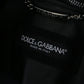 Dolce & Gabbana Black Hooded Blouson Bomber Jacket