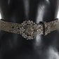 Dolce & Gabbana Crystal Buckle Sequined Belt