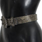 Dolce & Gabbana Crystal Buckle Sequined Belt