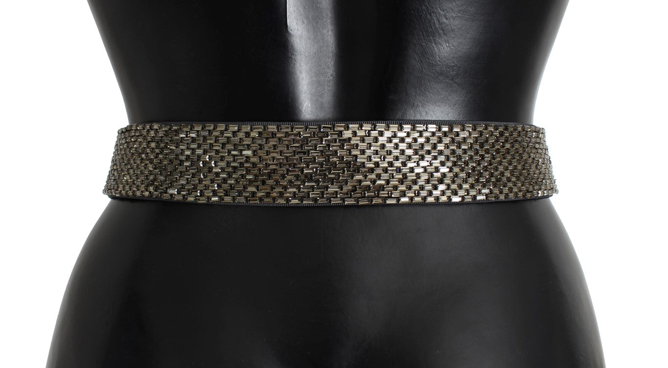 Dolce & Gabbana Crystal Buckle Sequined Belt