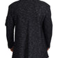 Dolce & Gabbana Black Wool Double Breasted Coat Men Jacket