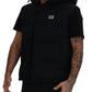 Dolce & Gabbana Black Hooded Short Sleeves Jacket