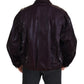 Dolce & Gabbana Bordeaux Collared Jacket