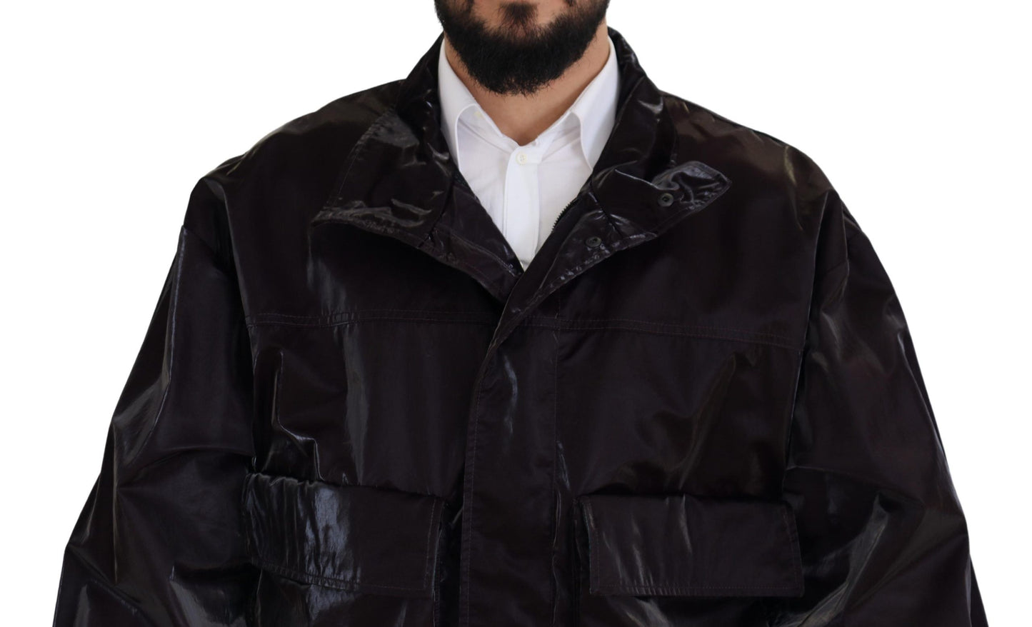 Dolce & Gabbana Bordeaux Collared Jacket