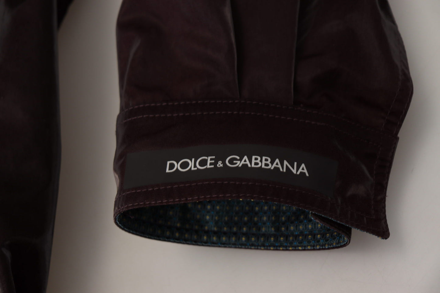 Dolce & Gabbana Bordeaux Collared Jacket