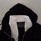 Dolce & Gabbana Black Hooded Bomber Jacket