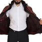 Dolce & Gabbana Bordeaux Cotton Hooded Full Zip Jacket