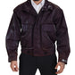 Dolce & Gabbana Purple Collared Biker Jacket