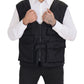 Dolce & Gabbana Black Full Zip Sleeveless Vest Jacket