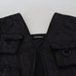 Dolce & Gabbana Black Full Zip Sleeveless Vest Jacket