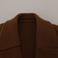 Dolce & Gabbana Brown Double Breasted Jacket