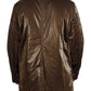 Dolce & Gabbana Bronze Collar Double Breasted Trench Coat Jacket