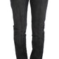 Ermanno Scervino Gray Cotton Slim Fit Denim Jeans