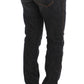 Ermanno Scervino Gray Cotton Slim Fit Denim Jeans