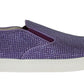 Dolce & Gabbana Purple Strass Canvas Logo Sneakers