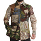 Dolce & Gabbana Multicolor Button Down Patchwork Shirt