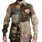 Dolce & Gabbana Multicolor Button Down Patchwork Shirt