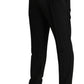 Dolce & Gabbana Black Stripes Rayon Formal 2 Piece Suit