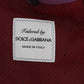 Dolce & Gabbana Purple Cashmere Slim Fit Blazer Jacket