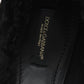 Dolce & Gabbana Black Xiangao Lamb Fur Leather Pumps