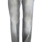 Ermanno Scervino Gray Cotton Blend Loose Fit Boyfriend Jeans