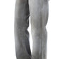 Ermanno Scervino Gray Cotton Blend Loose Fit Boyfriend Jeans