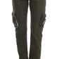 Ermanno Scervino Green Wool Blend Loose Fit Cargo Pants